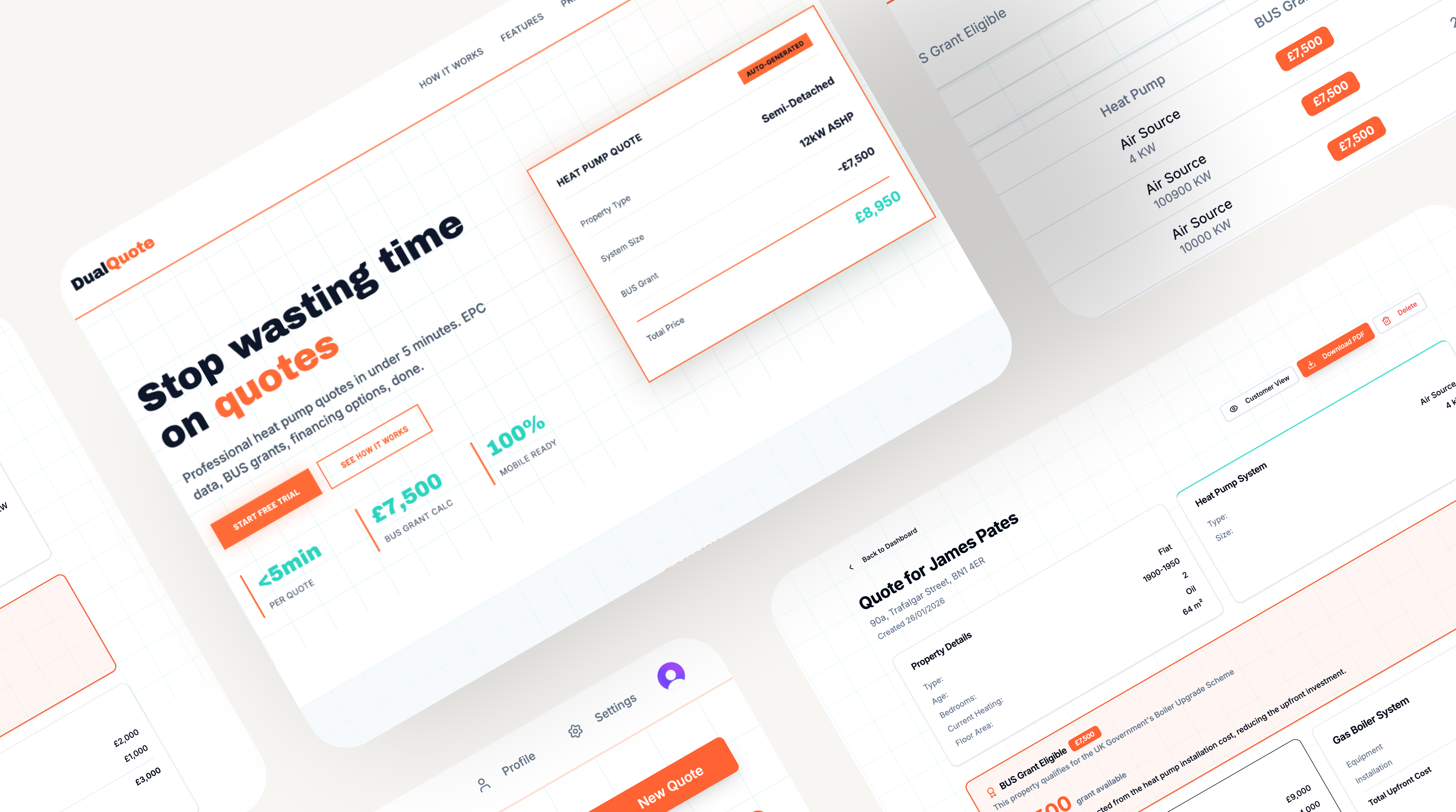 Dual Quote — Professional heat pump quotes for trades